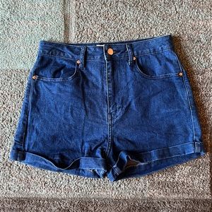 Forever 21 Blue Jean Shorts